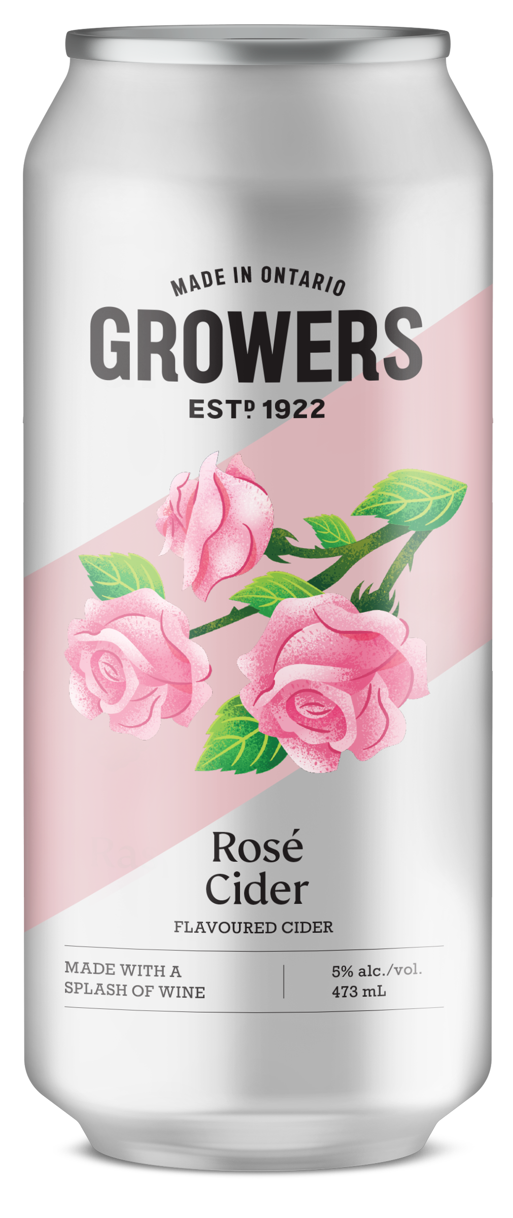 Can of Growers Rosé Cider
