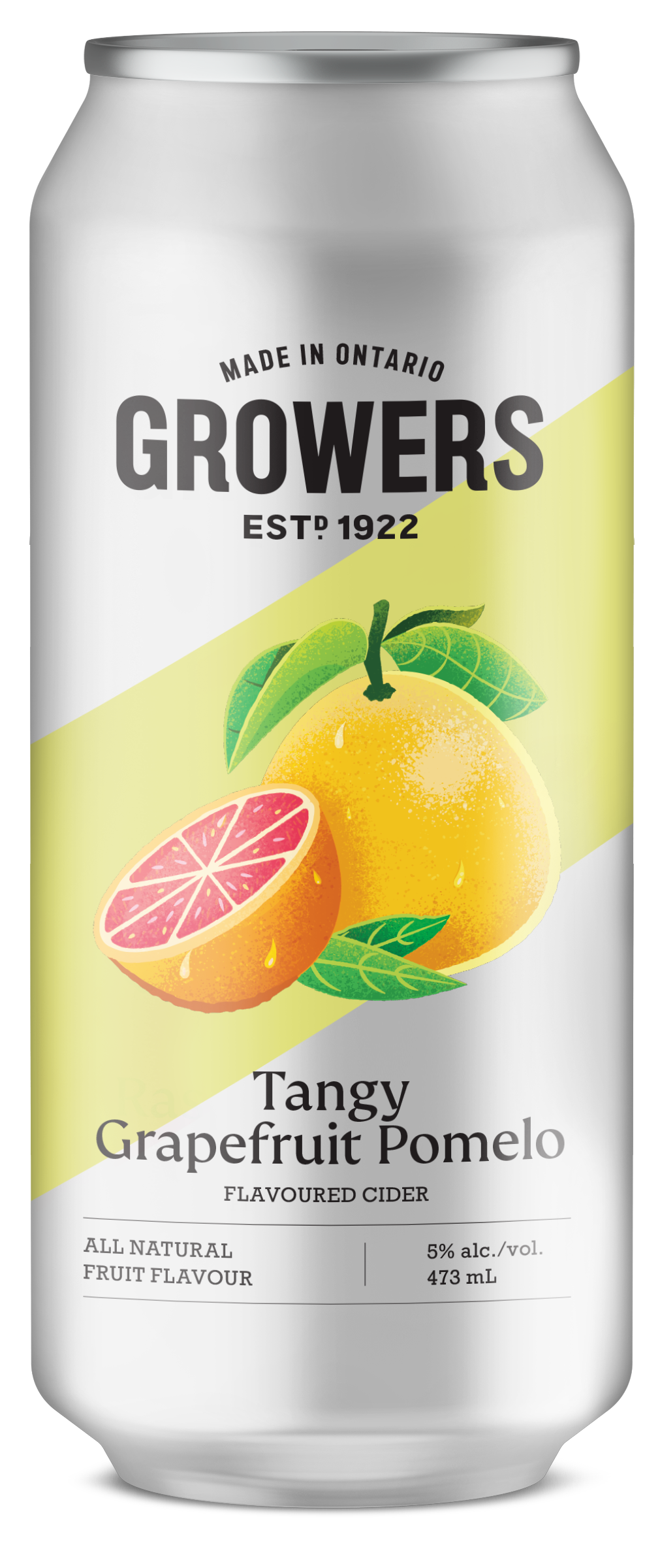 Can of Growers Tangy Grapefruit Pomelo cider