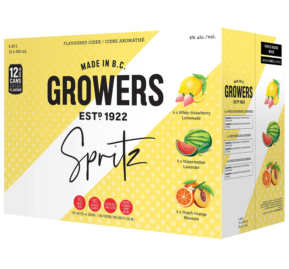Box of Growers Spritz pack of ciders